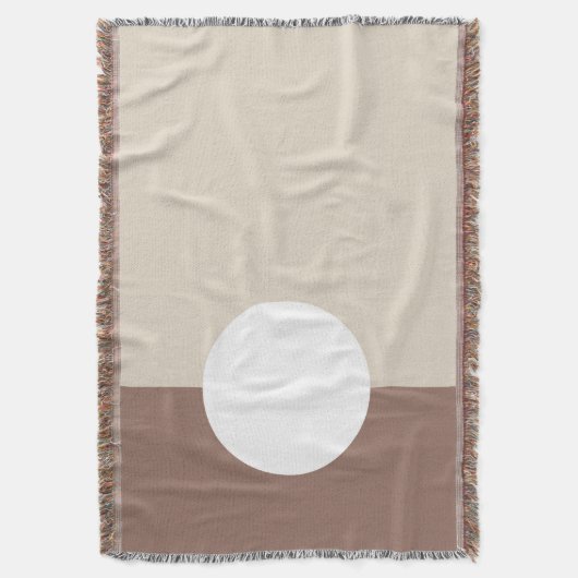 Japandi Moon Deken (Voorkant Verticaal)