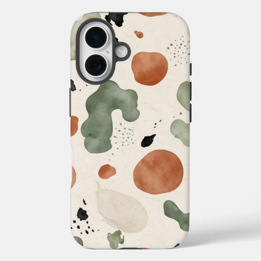 Japandi Organic Shapes Beige Case (Achterkant)