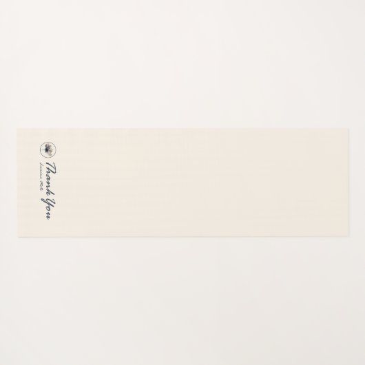 Japandi River Yoga Mat - Serene Landschap Ontwerp (Achterkant (horizontaal))
