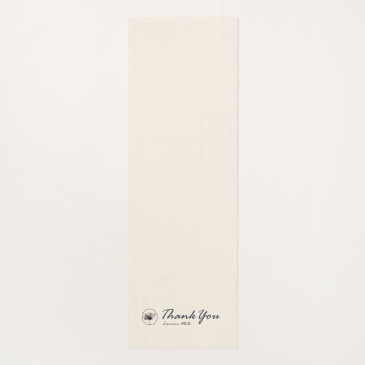 Japandi River Yoga Mat - Serene Landschap Ontwerp (Achterkant)