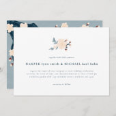 Japandi (scandi-japans) bruiloft kaart (Voorkant / Achterkant)