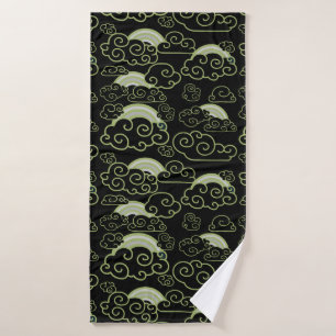 Japandi-stijl Huisdecoratie Badhanddoek