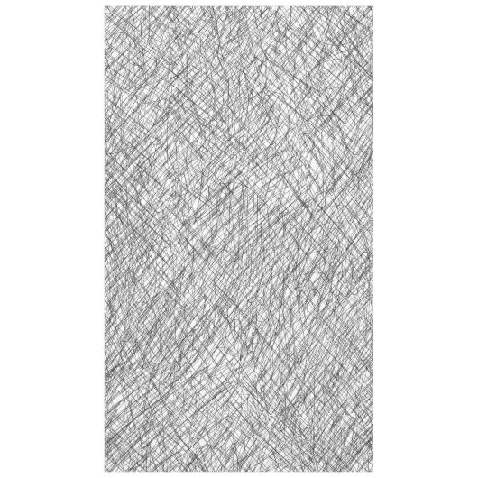 Japandi textuurstijl eenvoudige lijnen gekrabbel tafelkleed (Voorkant)