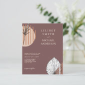 Japandi Trouwdag Scandinavisch Abstract Geometrisc (Staand voorkant)