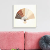Japandi Vouwventilator Abstracte Balans Kunst Canvas Afdruk (Insitu (Woonkamer))