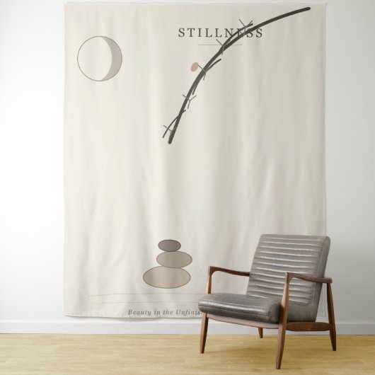 Japandi Wabi Sabi Wandkleed (In situ)