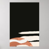 Japandi waterverf abstracte print (Voorkant)