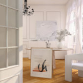 Japandi waterverf abstracte print