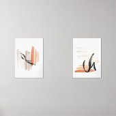 Japandi waterverf abstracte print muurkunst sets (Voorkant)