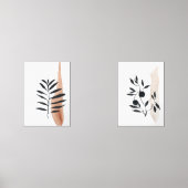 Japandi waterverf abstracte print muurkunst sets (Voorkant)