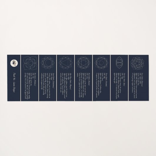 Japandi Yoga Mat - Kracht in beweging (Achterkant (horizontaal))