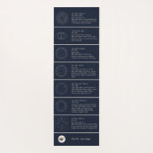 Japandi Yoga Mat - Kracht in beweging (Achterkant)