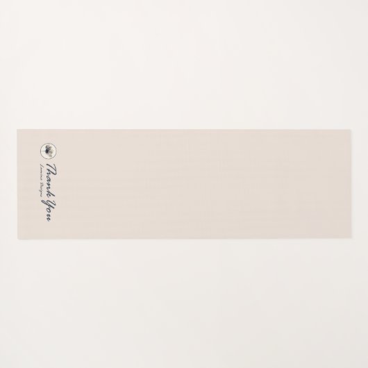 Japandi Yoga Mat - Kracht & Sereniteit (Achterkant (horizontaal))