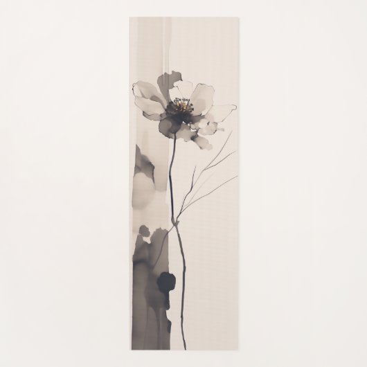 Japandi Yoga Mat - Kracht & Sereniteit (Voorkant)