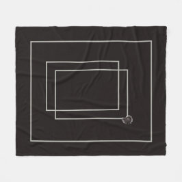 Japandi zee leven kust beige neutraal monochroom fleece deken