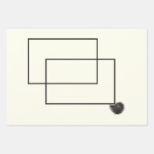 Japandi zee leven kust beige neutraal monochroom inpakpapier vel (Voorkant 2)