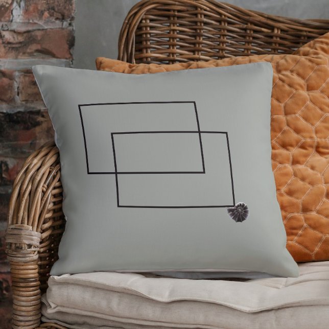 Japandi zee leven kust beige neutraal monochroom kussen (Creator heeft geüpload)