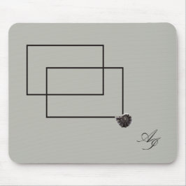 Japandi zee leven kust beige neutraal monochroom muismat