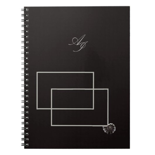 Japandi zee leven kust beige neutraal monochroom notitieboek (Voorkant)