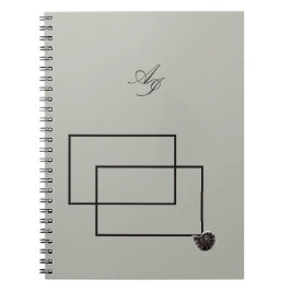 Japandi zee leven kust beige neutraal monochroom notitieboek