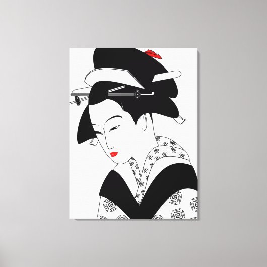 japanes gasha canvas afdruk (Voorkant)