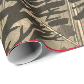 JAPANESE ABSTRACTE KARTANCHES IN SUNSET GIFT WRAP CADEAUPAPIER (Rol Hoek)