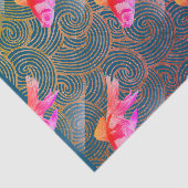 JAPANESE AFDRUKKING VAN KOI Tissue Paper W/ wave-c Tissuepapier (Detail)