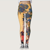 JAPANESE AFGEDRUKTE LEGGINGS (Voorkant)