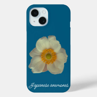 Japanese anemones flower iPhone 15 case