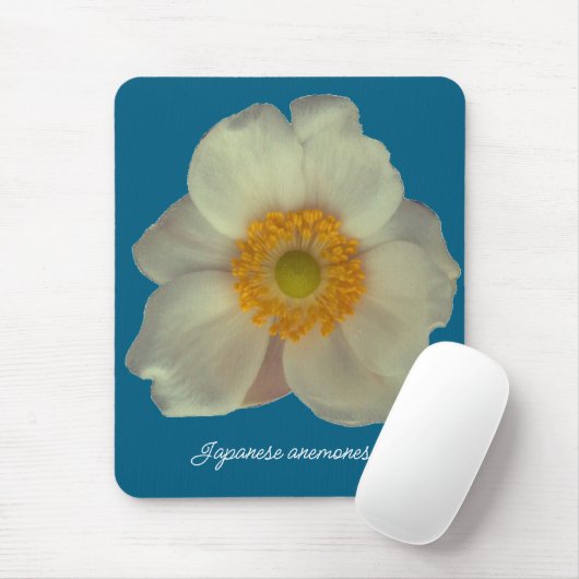 Japanese anemones flower muismat (Met muis)