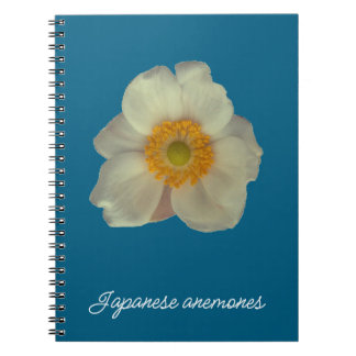 Japanese anemones flower notitieboek