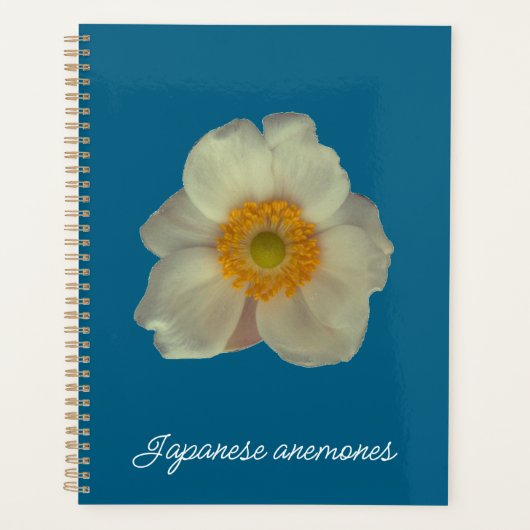 Japanese anemones flower planner (Voorkant)