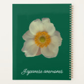 Japanese anemones flower planner (Achterkant)
