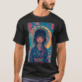 Japanese Anime Girl Fantasy Art 01 T-shirt (Voorkant)