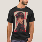 Japanese Anime Girl Fantasy Art 02 T-shirt (Voorkant)