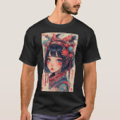 Japanese Anime Girl Fantasy Art 03 T-shirt (Voorkant)