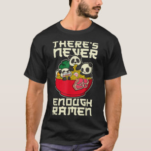 Japanese Anime Kawaii Ramen Noodles Panda T-shirt