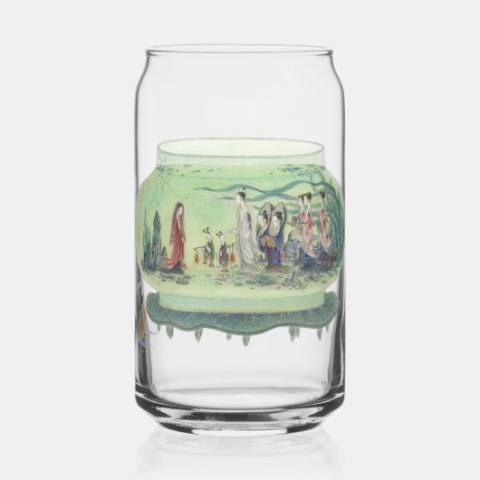 Japanese Aquatic Glass Blikvorm Glas (Voorkant)