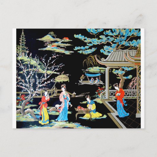 JAPANESE  ART BRIEFKAART (Voorkant)