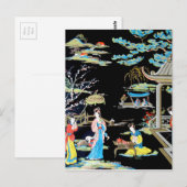 JAPANESE  ART BRIEFKAART (Voorkant / Achterkant)
