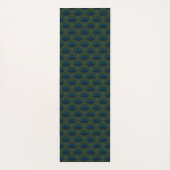 Japanese art deco style_Deep Forest Yogamat (Achterkant)