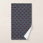 Japanese art deco style_Midnight Bad Handdoek (Handdoek)