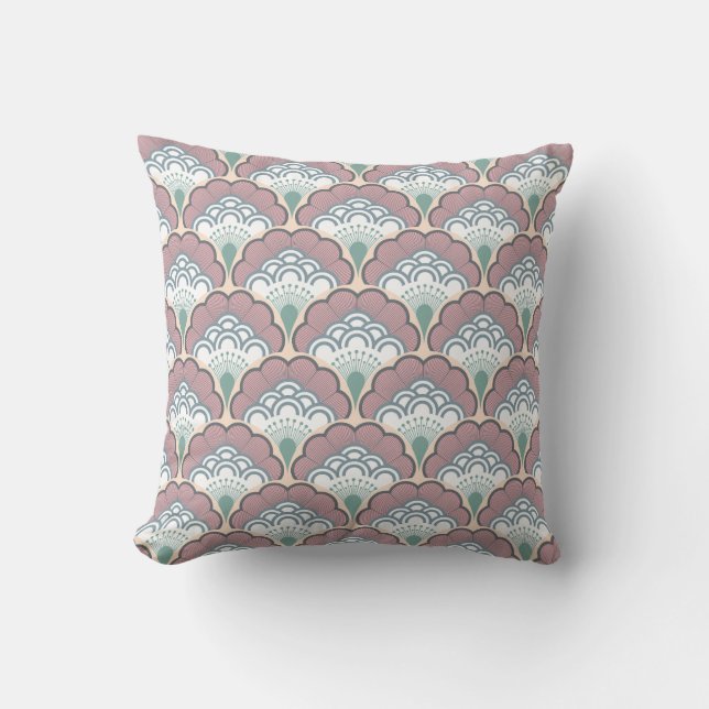 Japanese art deco style_Spring Kussen (Voorkant)
