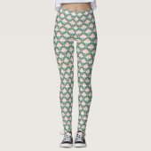 Japanese art deco style_Tropical Leggings (Voorkant)