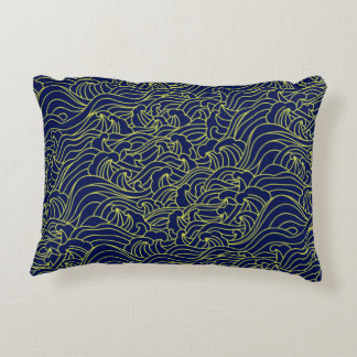 Japanese Art Pattern Pillow Accent Kussen