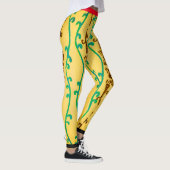 JAPANESE ARTIST KORIN PRINTED LEGGINGS YELLOW (Rechts)