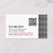 Japanese Asian Restaurant Chef Catering Visitekaartje (Achterkant)