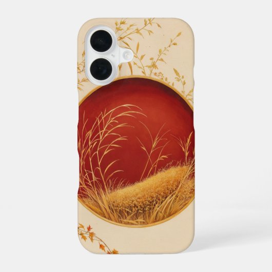 Japanese Autumn Moon Phone Case iPhone 16 Hoesje (Achterkant)