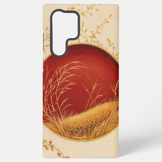 Japanese Autumn Moon Phone Case Samsung Galaxy Hoesje (Achterkant)