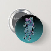 Japanese Bakeneko Yokai Cat Ronde Button 5,7 Cm (Voorkant /achterkant)